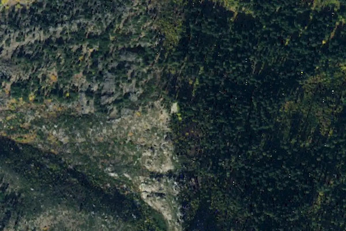 Aerial photo of the Tumwater Mountain Crest area