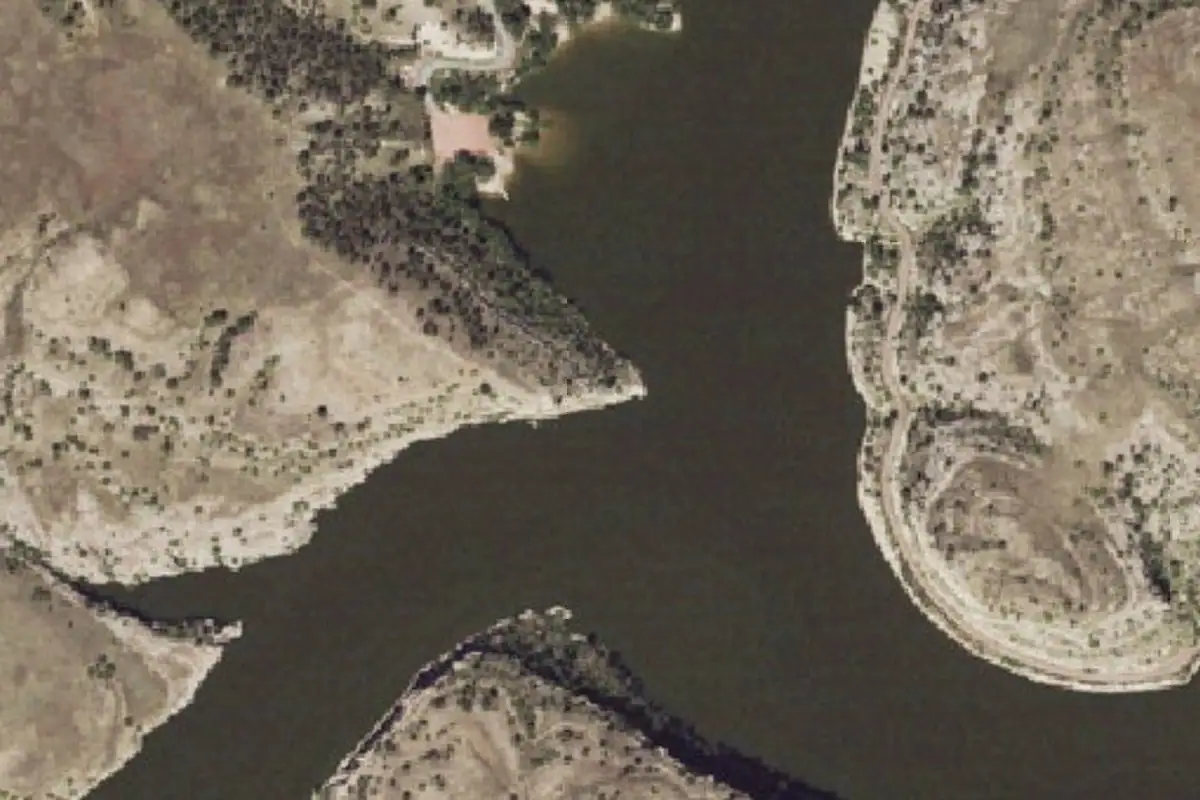 Foto aérea de la zona de Area 1: Uvula Wall