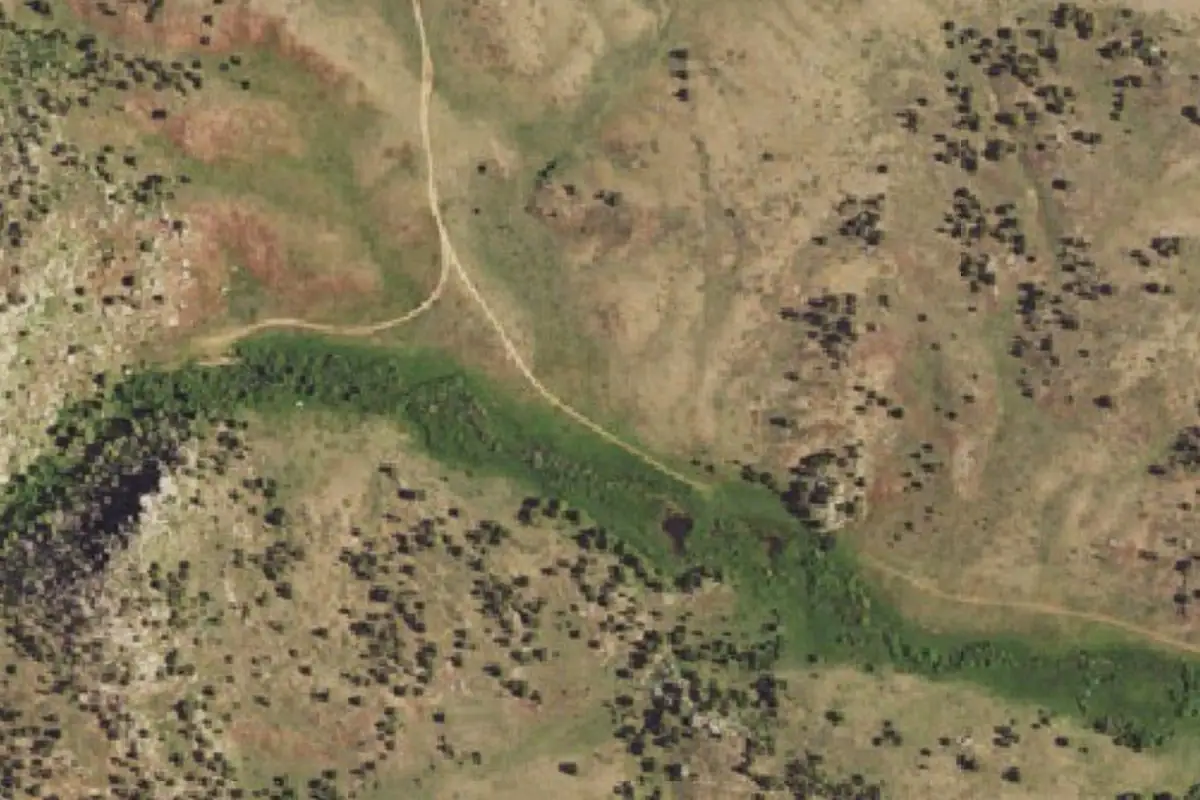 Foto aérea de la zona de Green Canyon