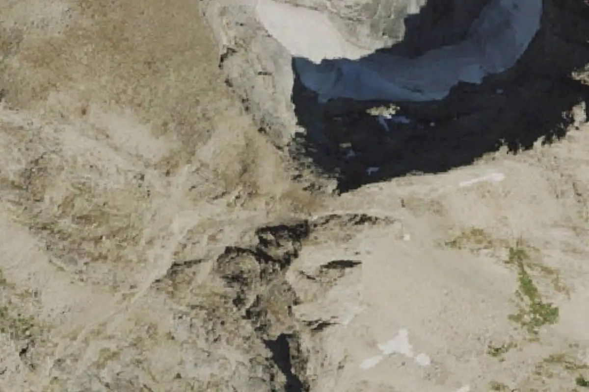 Aerial photo of the Kagevah Peak area