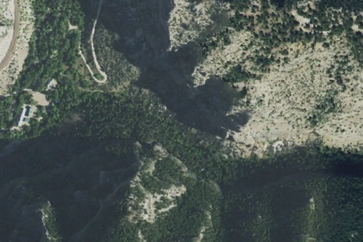 Aerial photo of the Leigh Creek area