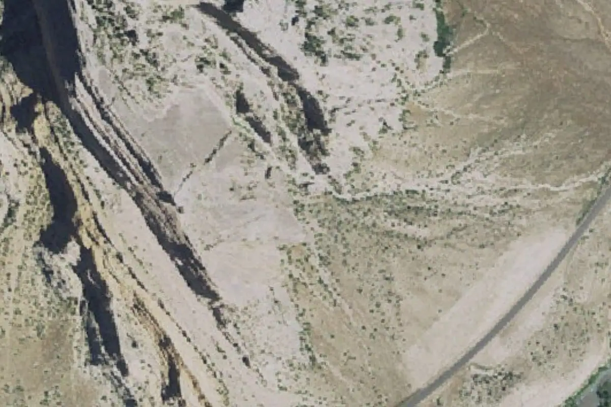 Aerial photo of the The Mouth area
