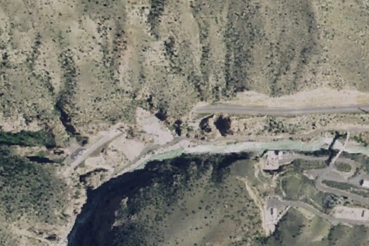 Aerial photo of the The Terrace area